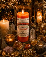 Load image into Gallery viewer, Witch's Brew Eye of Newt Candle (Removes Negativity, Blessing)