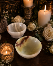 Load image into Gallery viewer, Onyx Offering Bowls (Positivity, Balance, Purifies)