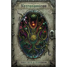 Load image into Gallery viewer, Necronomicon Tarot Deck & Guidebook (Fortune Teller, Divination, Intuition)
