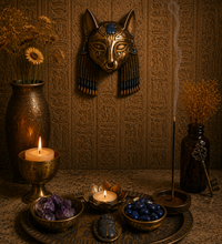 Load image into Gallery viewer, Bastet Mask Wall Plaque (Joy, Cats, Protection, Love, Dance, Music)