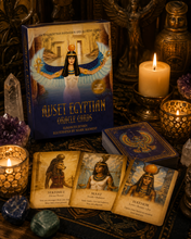 Load image into Gallery viewer, Auset Egyptian Oracle Cards (Divination, Oracle, Fortune Telling)