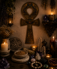 Load image into Gallery viewer, Egyptian Ankh Wall Plaque (Life Symbol)