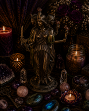 Load image into Gallery viewer, Hecate, Greek Goddess of Magic (Home and Family Protection, Crossroads, Moon, Witchcraft) Comes in 2 Sizes.
