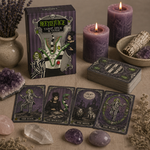 Load image into Gallery viewer, Beetlejuice Tarot Deck & Guidebook (Fortune Teller, Divination, Intuition)