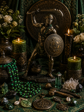Load image into Gallery viewer, Ogun Statue (Warrior, Truth, Creativity, Accidents) Comes in 2 Sizes