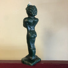 Load image into Gallery viewer, Large Green Devil Beeswax Candle (Financial Hardship, Emergency Money, Remove Financial Obstacles, Collect Debt)