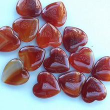 Load image into Gallery viewer, Carnelian Heart (Courage, Passion, Physical Strength, Motivation, Creativity)
