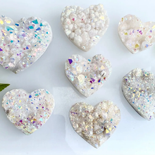Load image into Gallery viewer, Angel Aura Quartz Cluster Heart