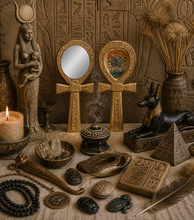 Load image into Gallery viewer, Ankh Mirror (Egyptian, Life Everlasting)
