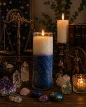 Load image into Gallery viewer, Just Judge Palm Wax Fixed Candle (Protection, Court Case)
