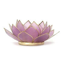 Load image into Gallery viewer, Gemstone Capiz Lotus - Amethyst
