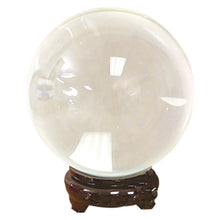 Load image into Gallery viewer, Crystal Ball - Elegant Glass Crystal Sphere - Clear (Meditation, Divination)
