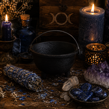 Load image into Gallery viewer, Cauldron, Cast Iron (Manifestation, Womb, Creation, Incense)
