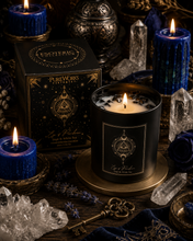 Load image into Gallery viewer, Esoteric Gem Candle - Eyes of Providence (Evil Eye, Protection)
