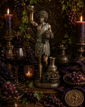Load image into Gallery viewer, Dionysus Holding Grapes God Statue (Wine, Celebration, Happiness, Ecstacy)
