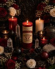 Load image into Gallery viewer, Witch's Brew Dragon's Blood Candle
