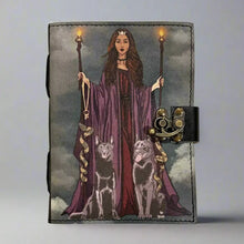 Load image into Gallery viewer, Hecate With Her Dogs Journal (Hekate, Goddess, Book of Shadows, Spell Book)
