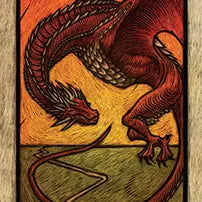 Load image into Gallery viewer, House of the Dragon Tarot Deck &amp; Guidebook (Fortune Teller, Intuition, Divination)
