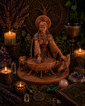 Load image into Gallery viewer, Cerridwen Goddess Statue ( Inspiration, Knowledge, Justice, Creation, Manifestation)
