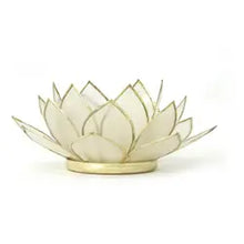 Load image into Gallery viewer, Gemstone Capiz Lotus - Pearl
