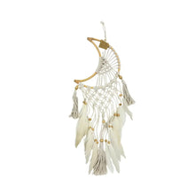 Load image into Gallery viewer, Crochet Moon Dream Catcher (Dream, Sleep, Protection)
