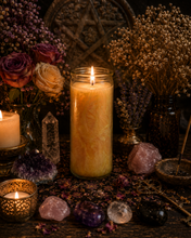 Load image into Gallery viewer, Meek Lamb Calming Palm Wax Fixed Candle (Amanso Guapo, Tame, Calms a Man)
