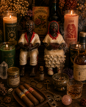 Load image into Gallery viewer, Francisca and Francisco Statues (Respect, Power, Wisdom, Blessings, Love Matters, Home, Good Luck, Abundance, Protection)
