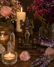 Load image into Gallery viewer, Lilith Goddess Pocket Statue, Brass (Woman Empowerment, Sexuality, Independence)
