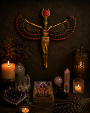 Load image into Gallery viewer, Isis Plaque, Goddess (Magic, Fertility, Motherhood, Death, Healing, Rebirth)
