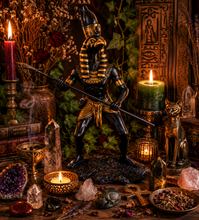 Load image into Gallery viewer, Horus God Statue (Wisdom, Energy, Vitality, Endurance, Protection, Health, Vigor, Courage, Riches, Fame, Comfort)
