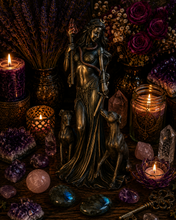 Load image into Gallery viewer, Hecate Goddess Statue (Crossroads, Illumination, Magic, Decisions)
