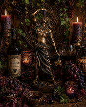 Load image into Gallery viewer, Dionysus God Statue (Wine, Fertility, Fruit, Vegetation, Ritual Madness, Religious Ecstasy, Theater, Festivity)
