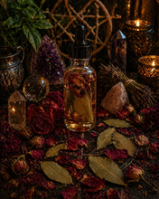 Load image into Gallery viewer, 7 Day Uncrossing Conjure Oil  (Removes Bad Luck, Curses and Negative Attachments) Comes in 3 Sizes.
