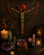 Load image into Gallery viewer, Isis Plaque Goddess (Magic, Fertility, Motherhood, Death, Healing, Rebirth)
