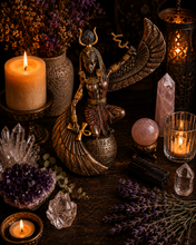Load image into Gallery viewer, Isis Goddess Statue (Magic, Fertility, Motherhood, Death, Healing, Rebirth)
