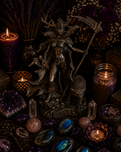 Load image into Gallery viewer, Hel Goddess Statue (Norse, Truth, Queen of the Dead, Underworld)
