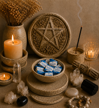 Load image into Gallery viewer, Blue Squares (Protection, Divination, Cleansing)
