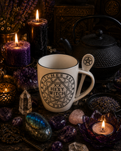 Load image into Gallery viewer, Hexy Witch Mug and Spoon Set
