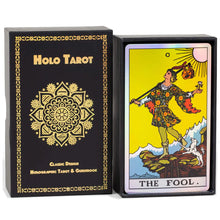 Load image into Gallery viewer, Holographic Tarot Rider Waite Style Deck (Intuition, Psychic Development, Spirit Communication)
