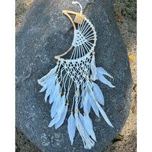 Load image into Gallery viewer, Crochet Moon Dream Catcher (Dream, Sleep, Protection)
