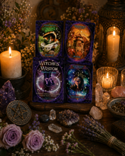 Load image into Gallery viewer, Witches' Wisdom Oracle Cards (Divination, Oracle, Fortune Telling)
