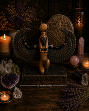 Load image into Gallery viewer, Isis Goddess Statue, Extra Large (Magic, Fertility, Motherhood, Death, Healing, Rebirth)
