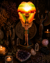 Load image into Gallery viewer, Isis Goddess Lamp (Magic, Fertility, Motherhood, Death, Healing, Rebirth)
