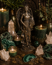 Load image into Gallery viewer, Fortuna Goddess Statue (Abundance, Prosperity, Money, Means, Fortune, Luck)
