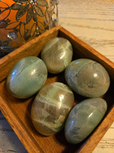 Load image into Gallery viewer, Garnierite Palmstone (Self-Divinity,  Prosperity, Luck, Success, Self-Love, Highest Good)

