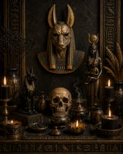 Load image into Gallery viewer, Anubis Bust Wall Plaque, Anpu (Guardian, Protection, Funeral, Divination)
