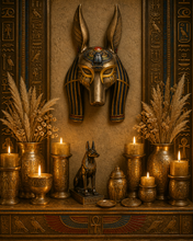 Load image into Gallery viewer, Anubis Wall Plaque (Protection, Guardian, Funeral, Divination)
