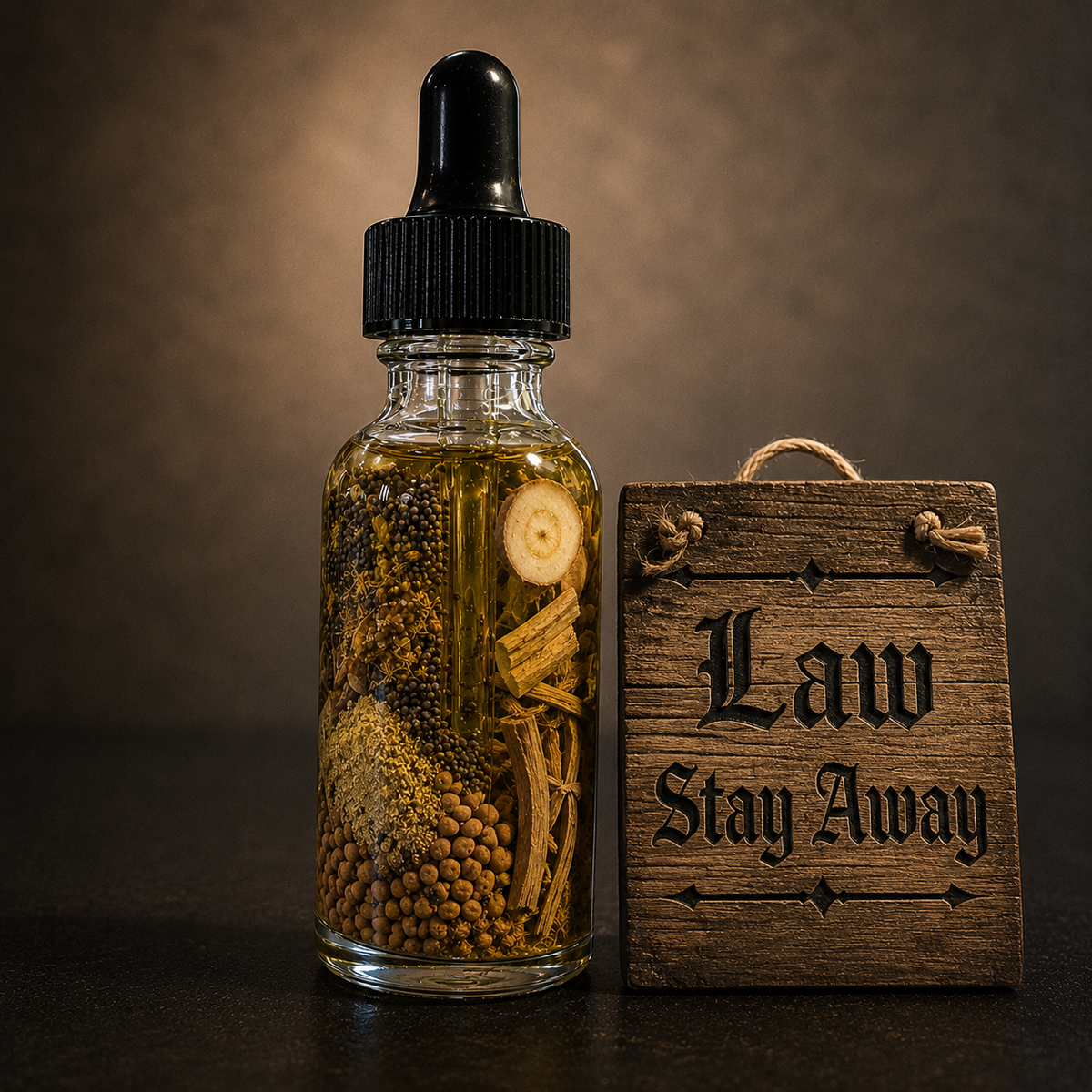 Law Stay Away Conjure Oil (Avoid Law Enforcement) – The Divine Key by ...