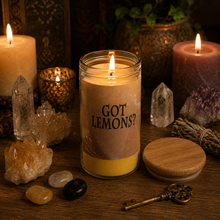 Load image into Gallery viewer, Got Lemons Fixed Candle (Protects, Transmutation, Reversal)
