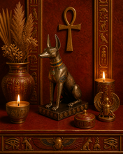 Load image into Gallery viewer, Anubis, Anpu God Statue (Guardian, Afterlife, Embalming, Funeral, Protection, Divination)
